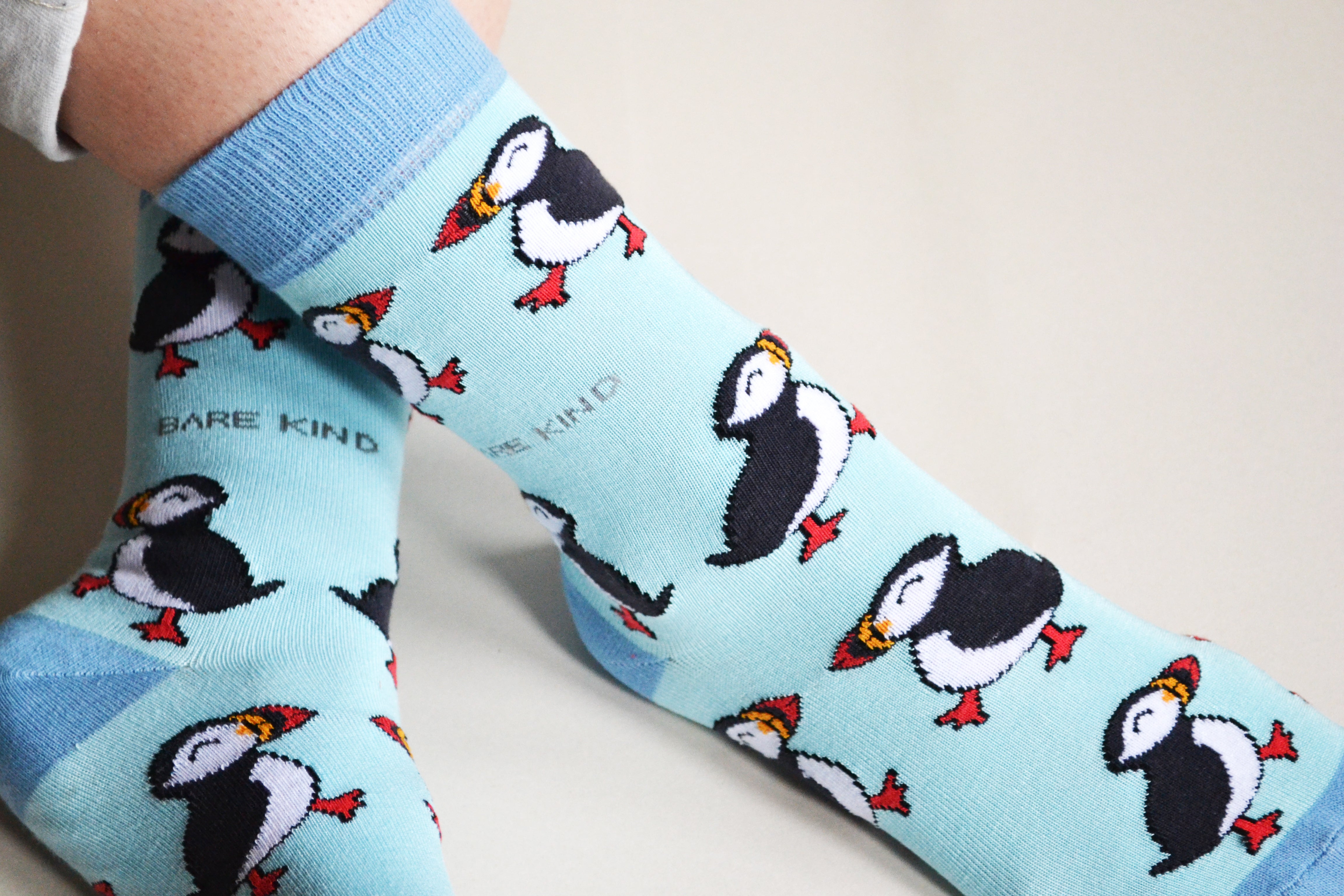 Bare Kind 竹纖維襪 - 海鸚 Blue (成人)