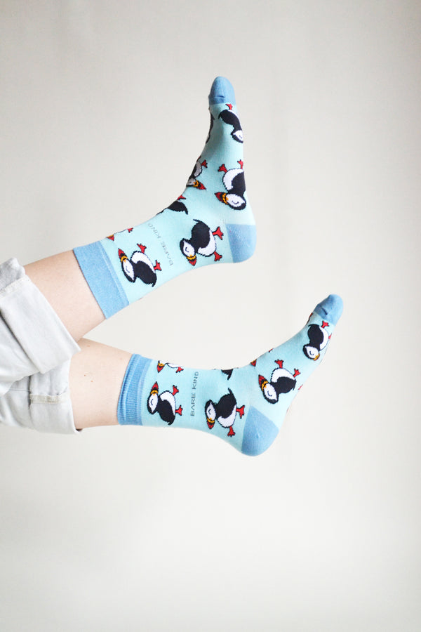 Bare Kind 竹纖維襪 - 海鸚 Blue (成人)