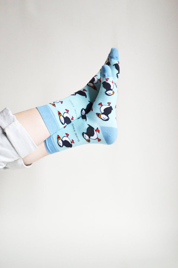 Bare Kind 竹纖維襪 - 海鸚 Blue (成人)