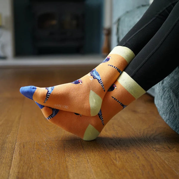 Bare Kind 竹纖維襪 - 帝雉 (成人)