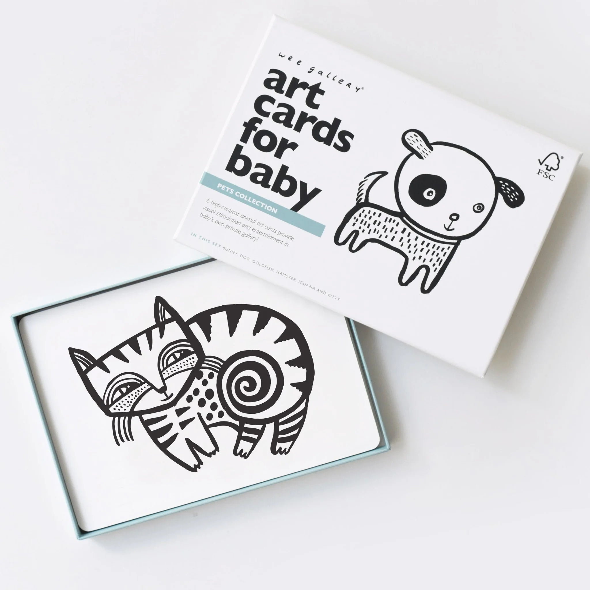 嬰兒藝術卡片  寵物系列 Wee Gallery (預購優惠)