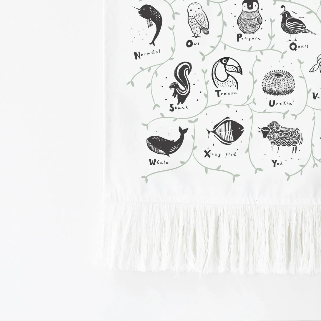 動物字母印花掛毯 Wee Gallery (預購優惠)