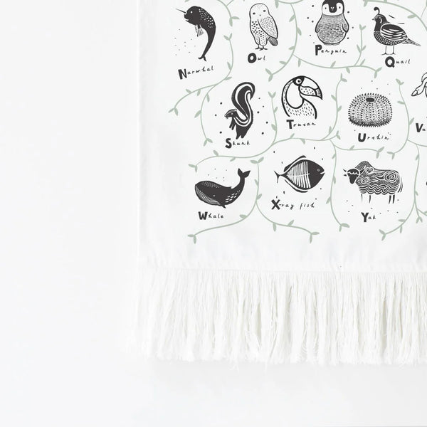 動物字母印花掛毯 Wee Gallery (預購優惠)