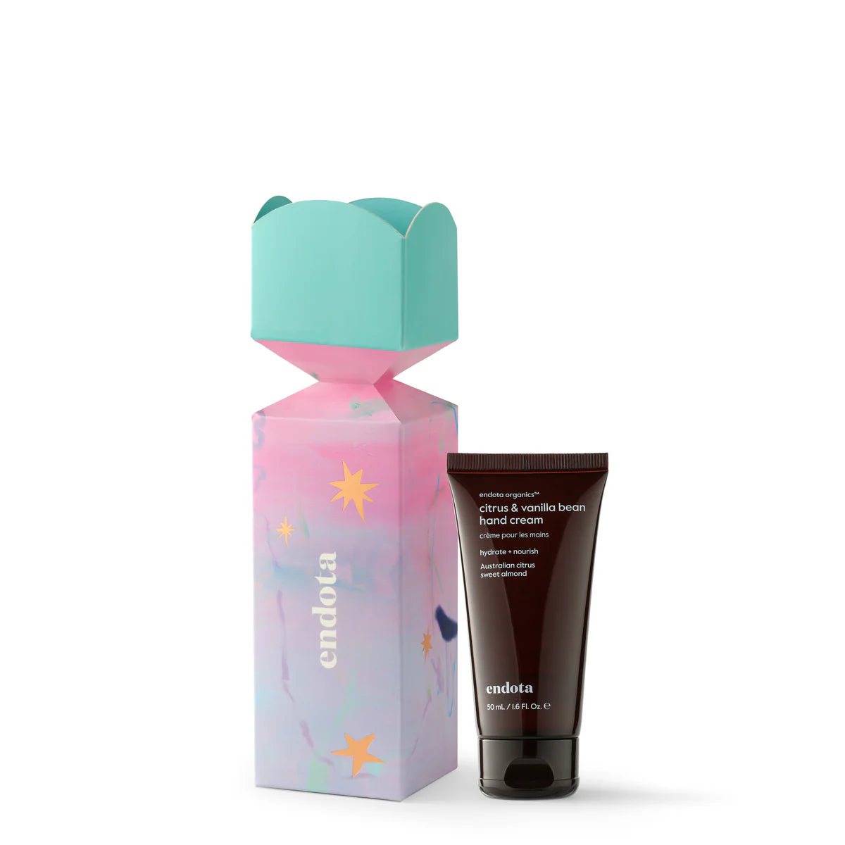 柑橘香草豆柔潤暖手禮盒-endota
