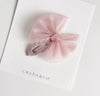 Aurora | Tulle Bow Hair Clip (Dusty Pink)