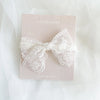 Autumn | Lace Bow Headband