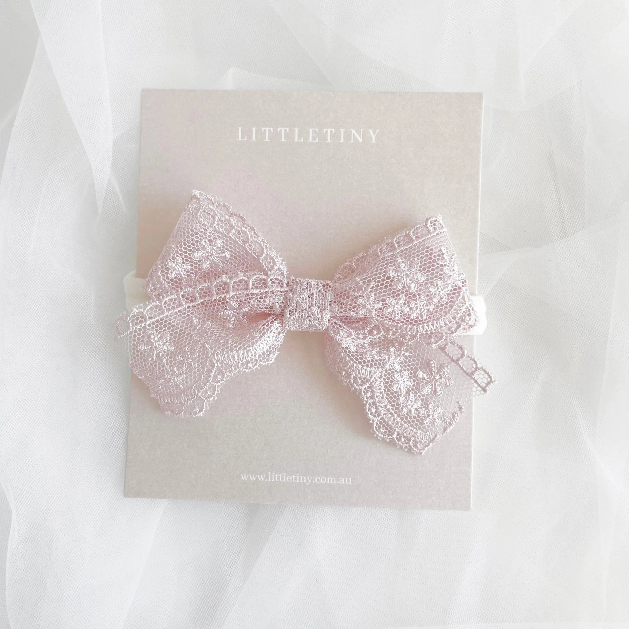 Autumn | Lace Bow Headband