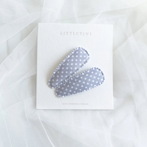 Ava Blue | Fabric Hair Clip