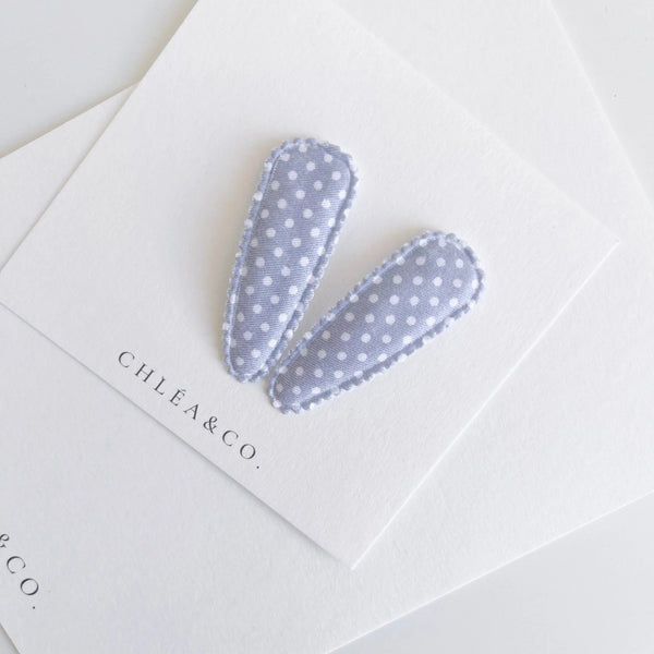 Ava Blue | Fabric Hair Clip