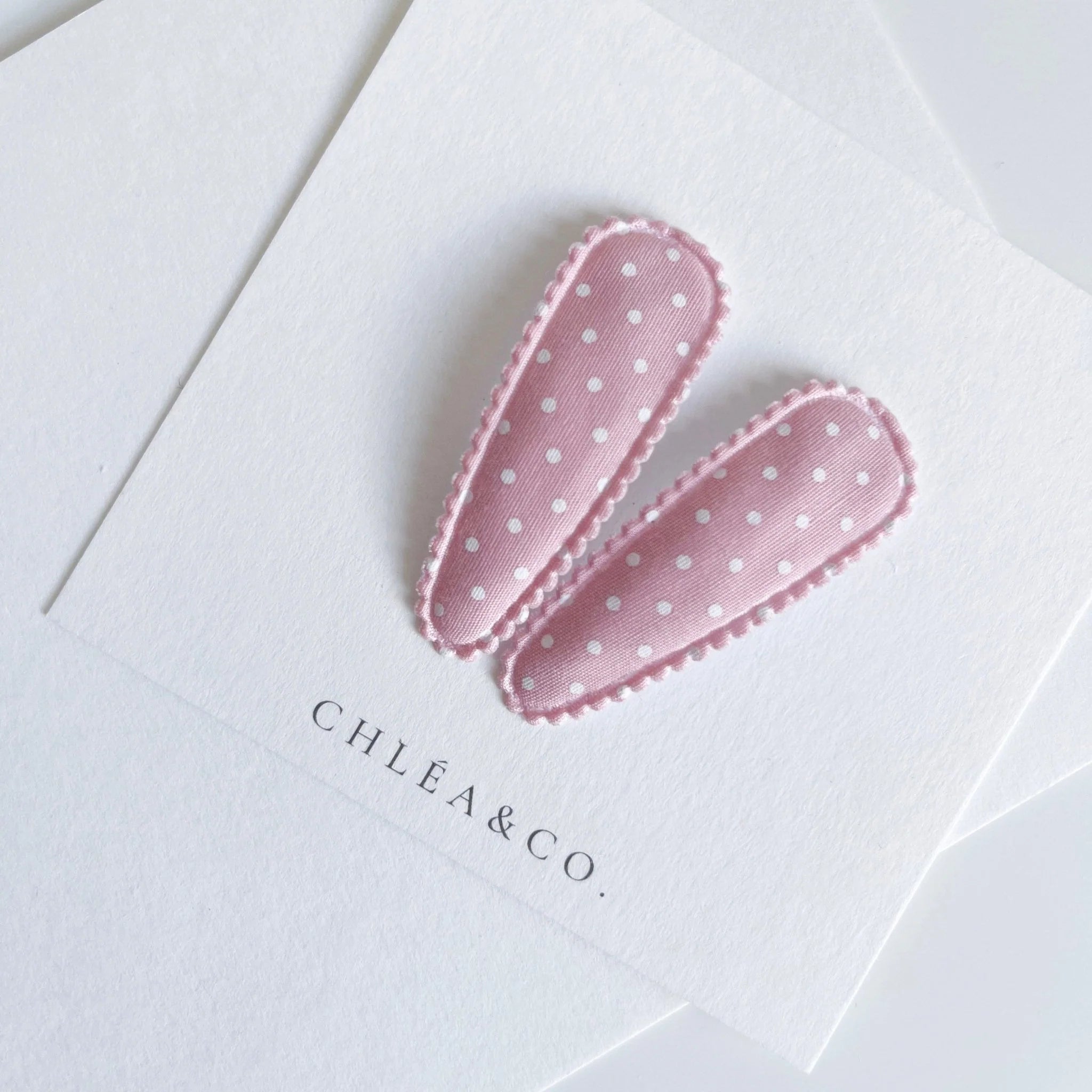 Ava Pink | Fabric Hair Clip