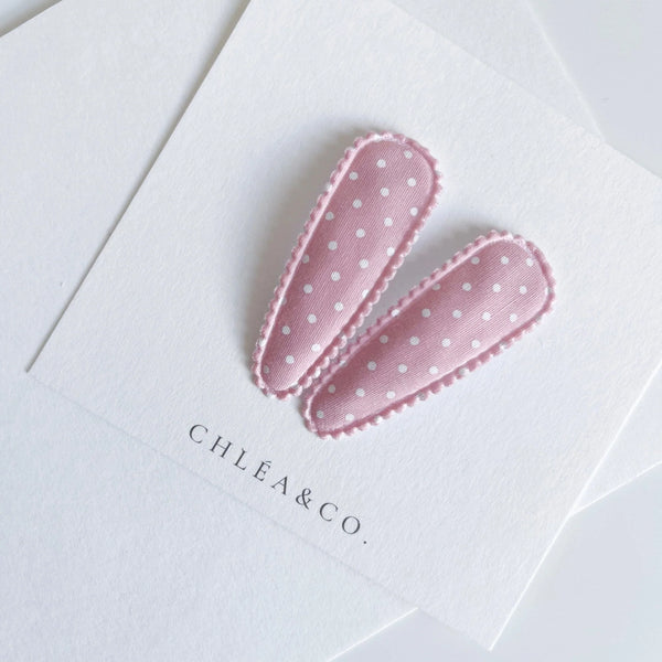 Ava Pink | Fabric Hair Clip