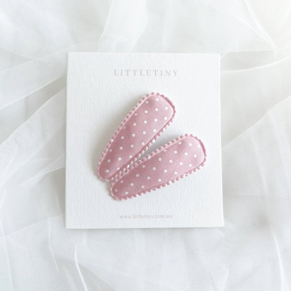 Ava Pink | Fabric Hair Clip