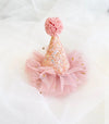 Birthday Hat | Tulle Bow Clip