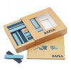 KAPLA Book and Colours (Dark & Light Blue)