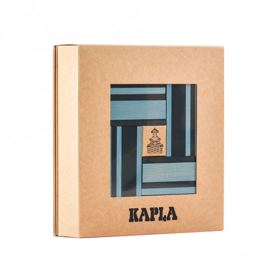 KAPLA Book and Colours (Dark & Light Blue)