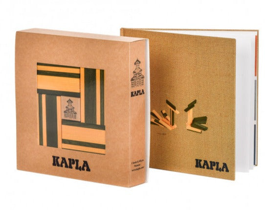 KAPLA Book and Colours (Green & Yellow)