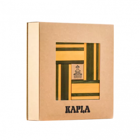 KAPLA Book and Colours (Green & Yellow)