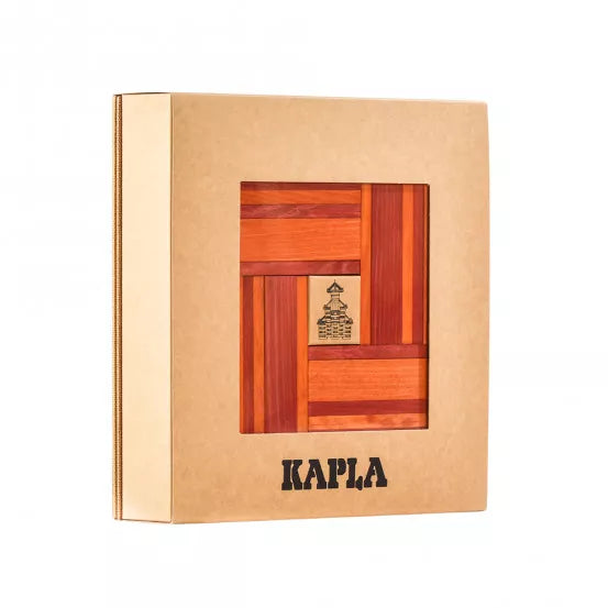 KAPLA Book and Colours (Orange & Red)