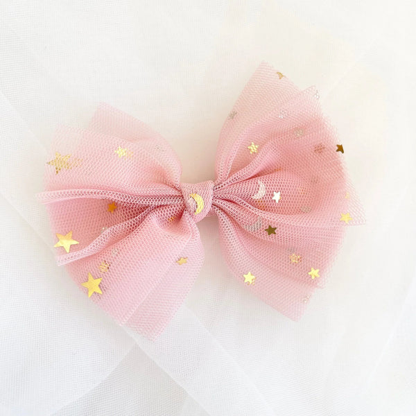 Fairy Tulle Bow Clip | Hair Clip