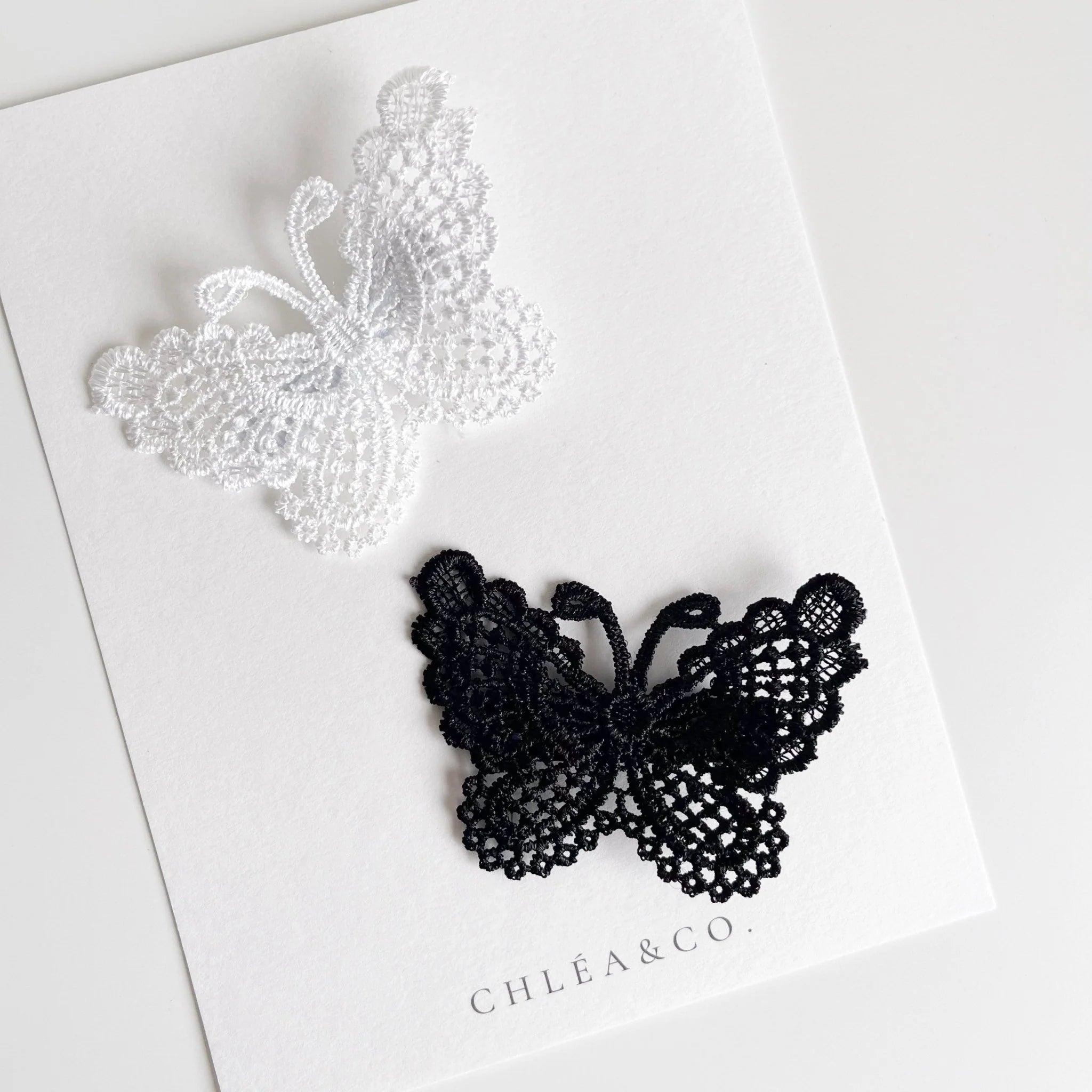 Lace Butterfly Clip
