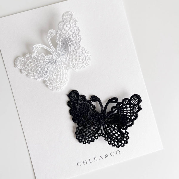 Lace Butterfly Clip