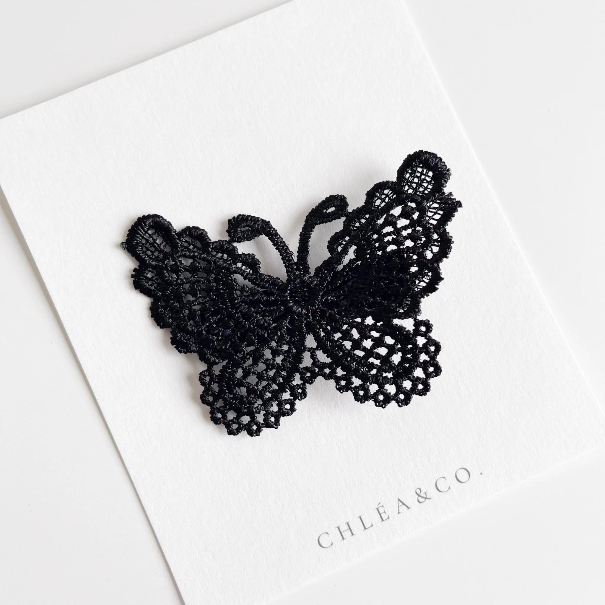 Lace Butterfly Clip