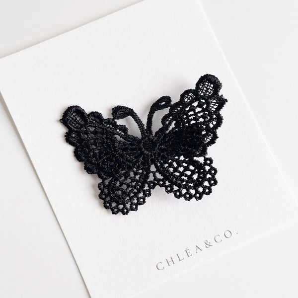 Lace Butterfly Clip