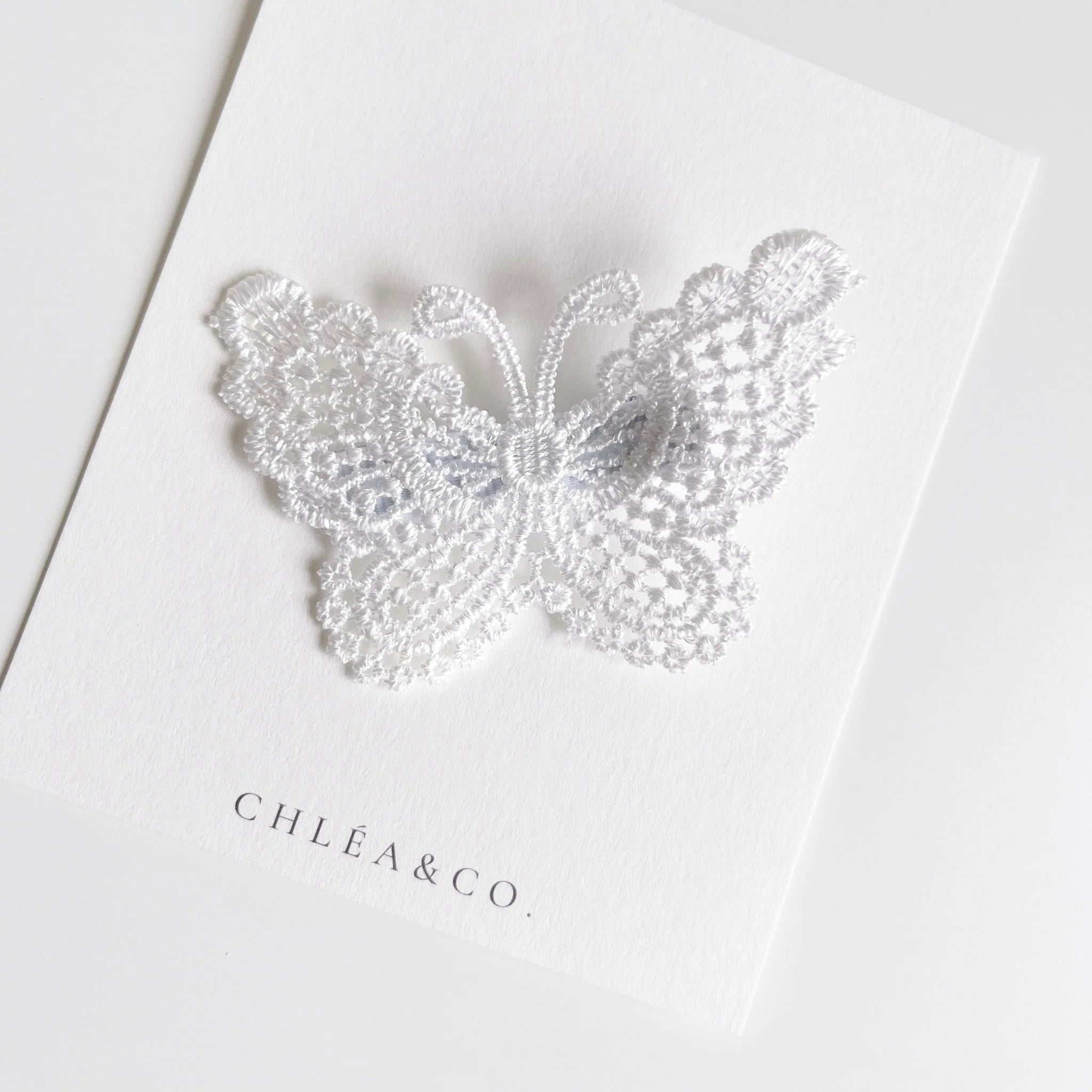 Lace Butterfly Clip