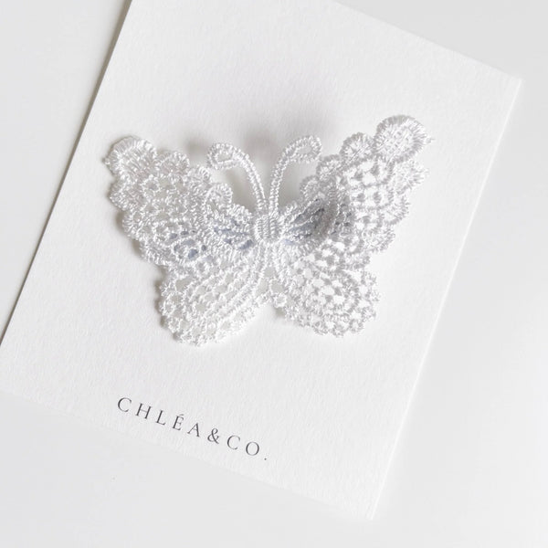 Lace Butterfly Clip