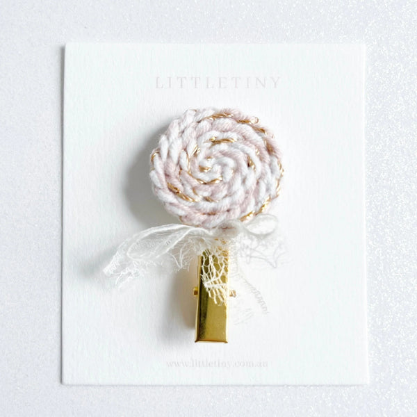 Lollipop | Crochet Hair Clip