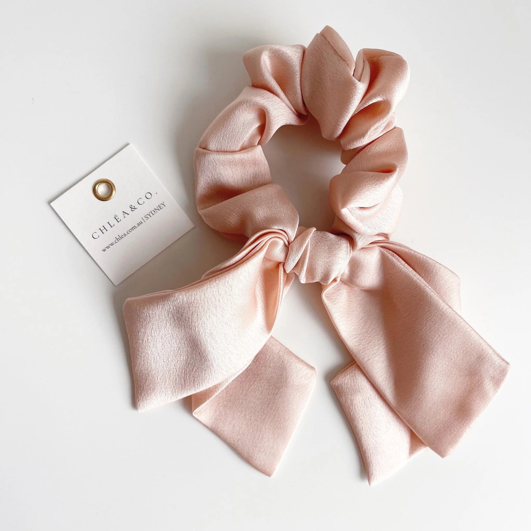 Long Tail Satin Scrunchie 親子手工大蝴蝶結髮圈