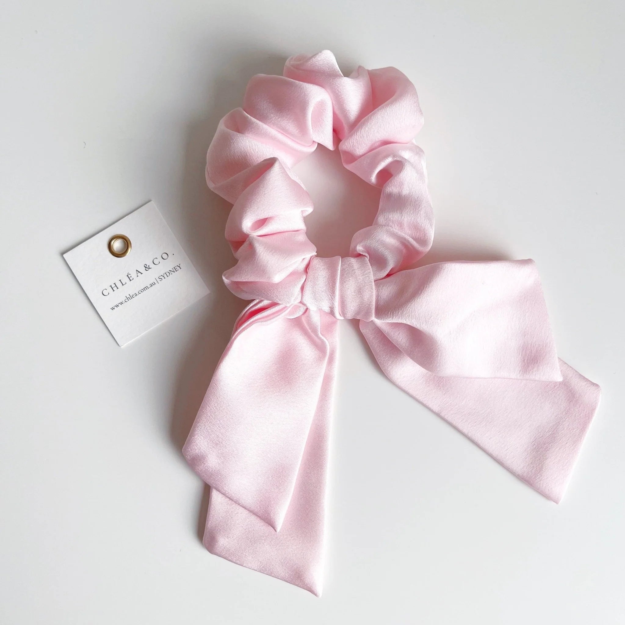 Long Tail Satin Scrunchie 親子手工大蝴蝶結髮圈