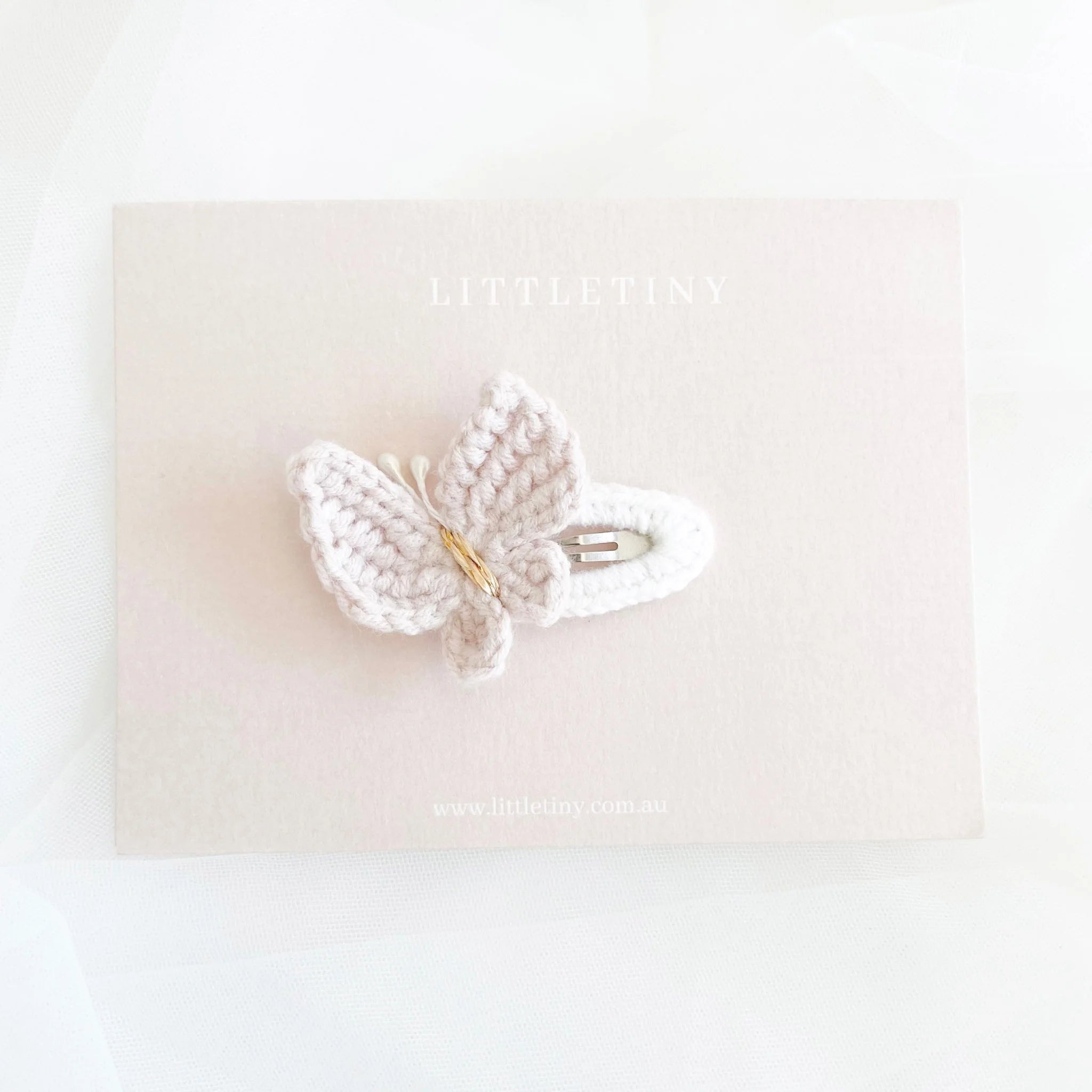 Maili Butterfly | Crochet Hair Clip