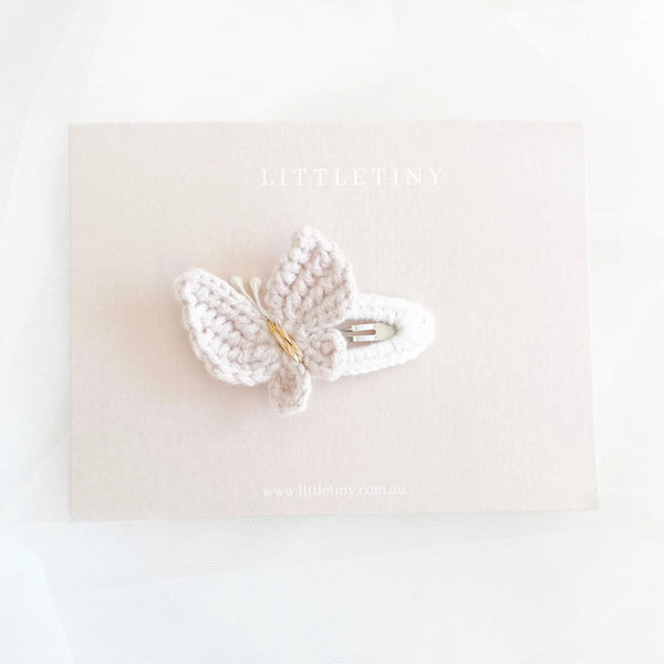 Maili Butterfly | Crochet Hair Clip