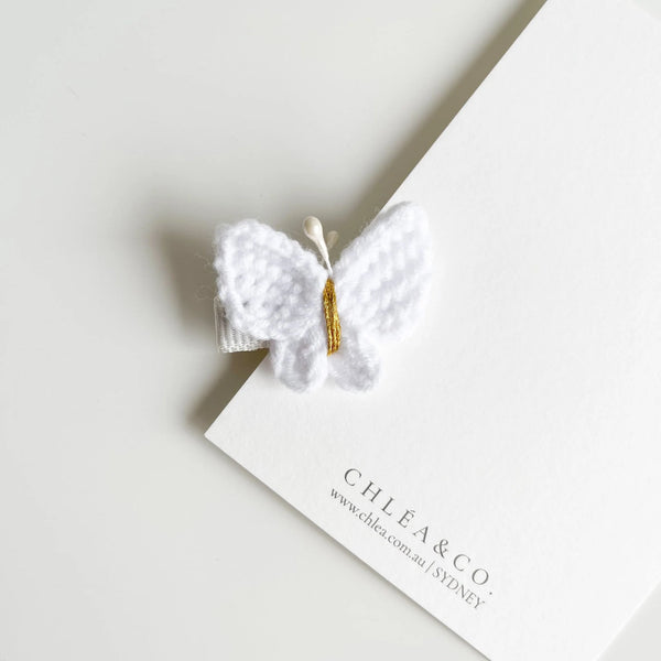 Maisie Butterfly | Crochet Hair Clip