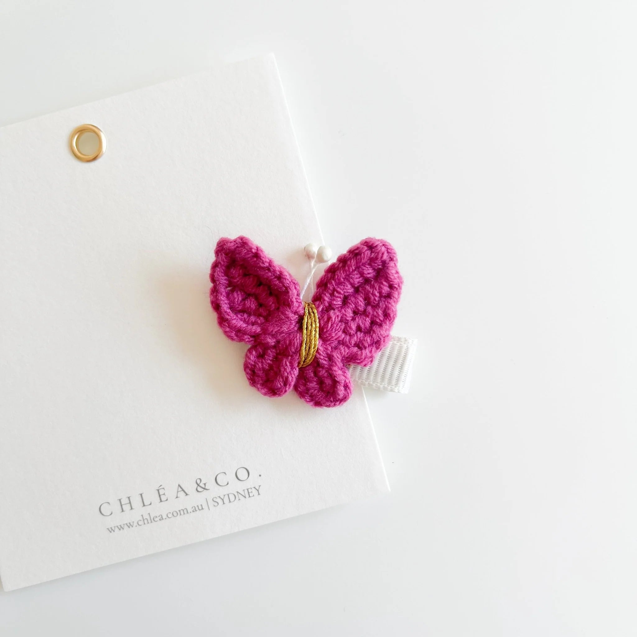 Maisie Butterfly | Crochet Hair Clip