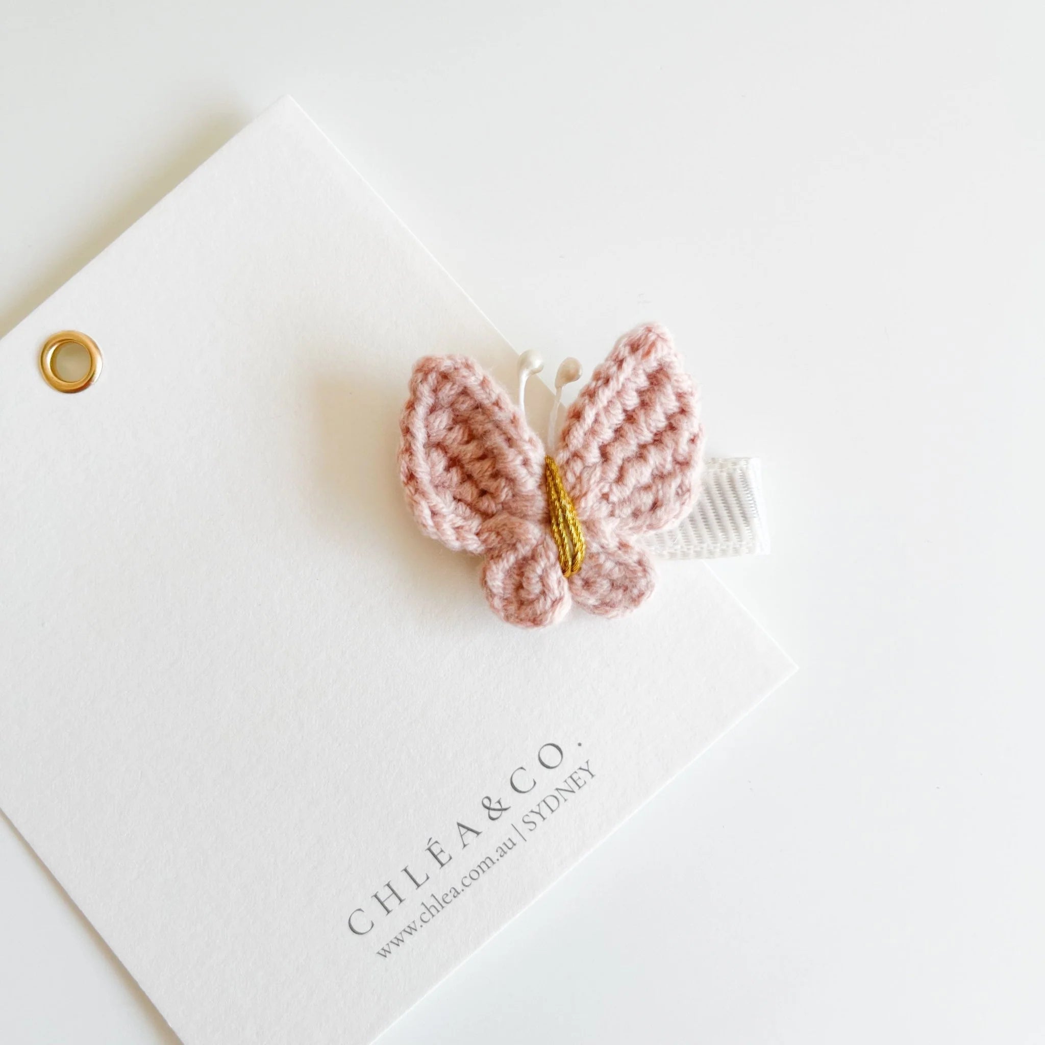 Maisie Butterfly | Crochet Hair Clip
