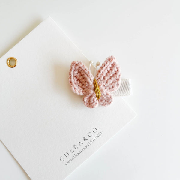 Maisie Butterfly | Crochet Hair Clip