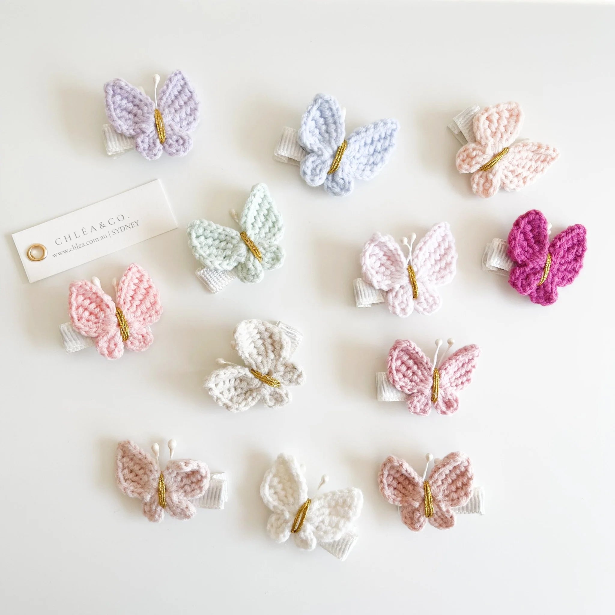 Maisie Butterfly | Crochet Hair Clip