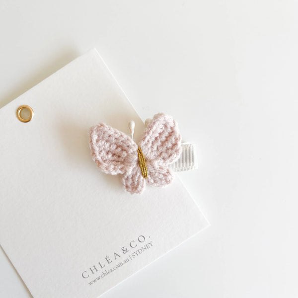 Maisie Butterfly | Crochet Hair Clip