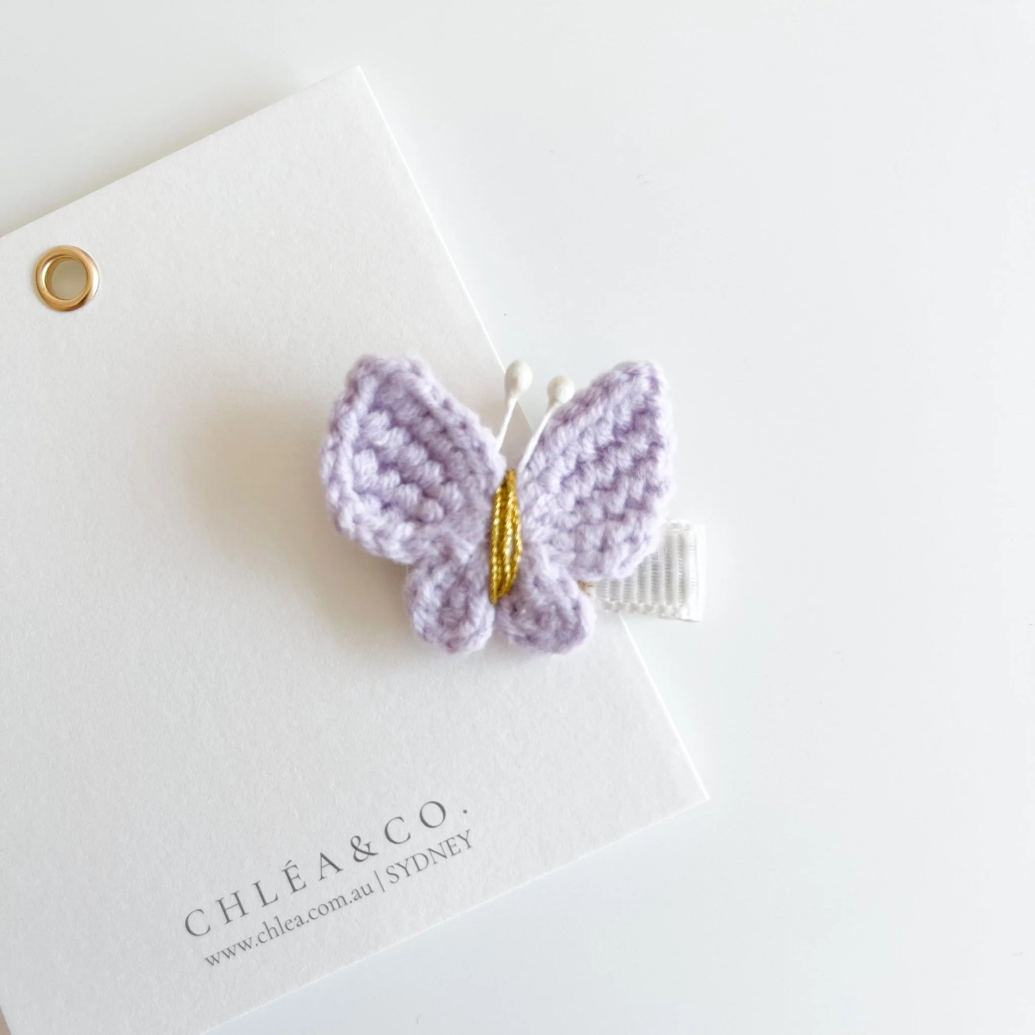Maisie Butterfly | Crochet Hair Clip
