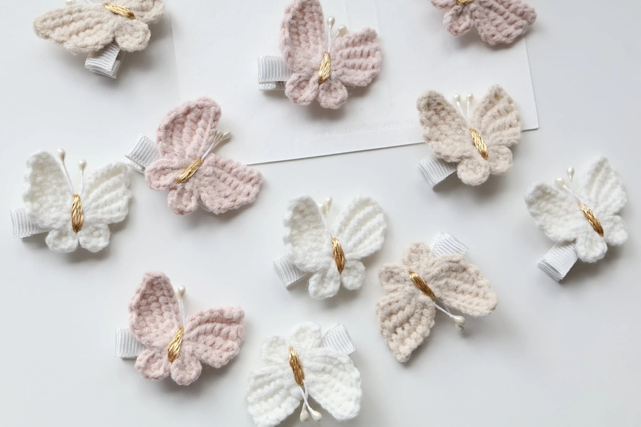 Maisie Butterfly | Crochet Hair Clip