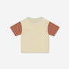 Orbasics 100%有機棉短袖撞色 T-shirt ❘ 現貨尺寸: 2Y~12Y
