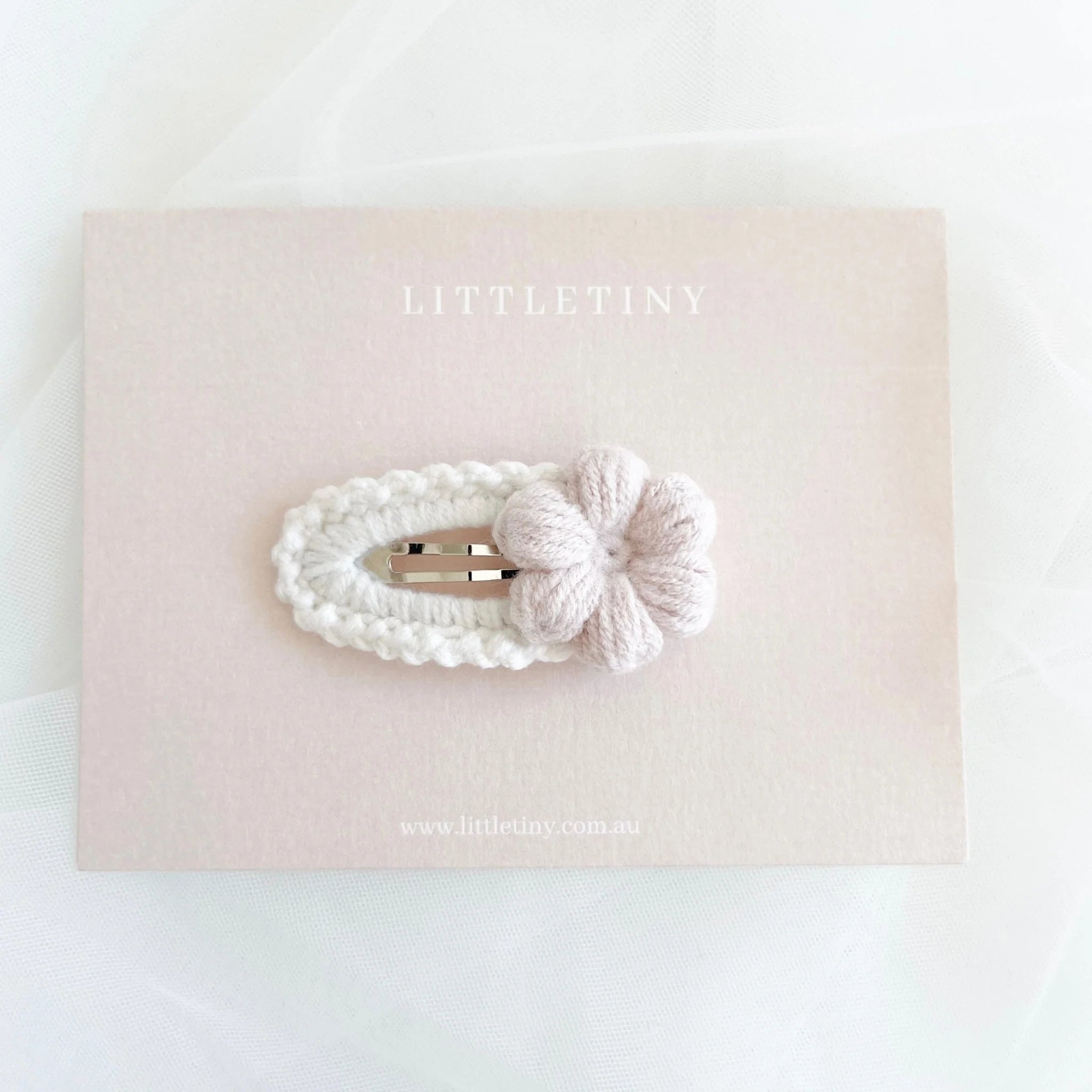 Periwinkle | Crochet Hair Clip