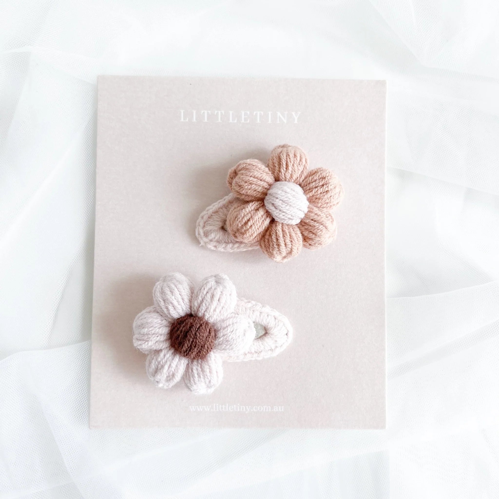 Petite Daisy | Crochet Hair Clip