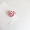 Petite Heart Crochet Clip
