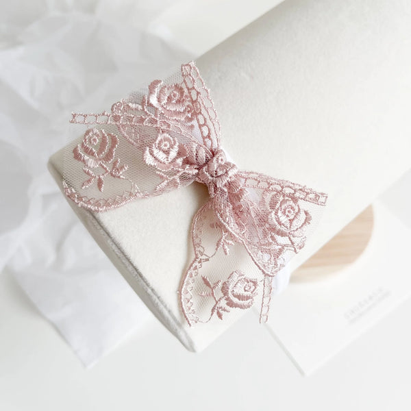Rosalia Lace Bow Headband 蕾絲嬰兒髮帶