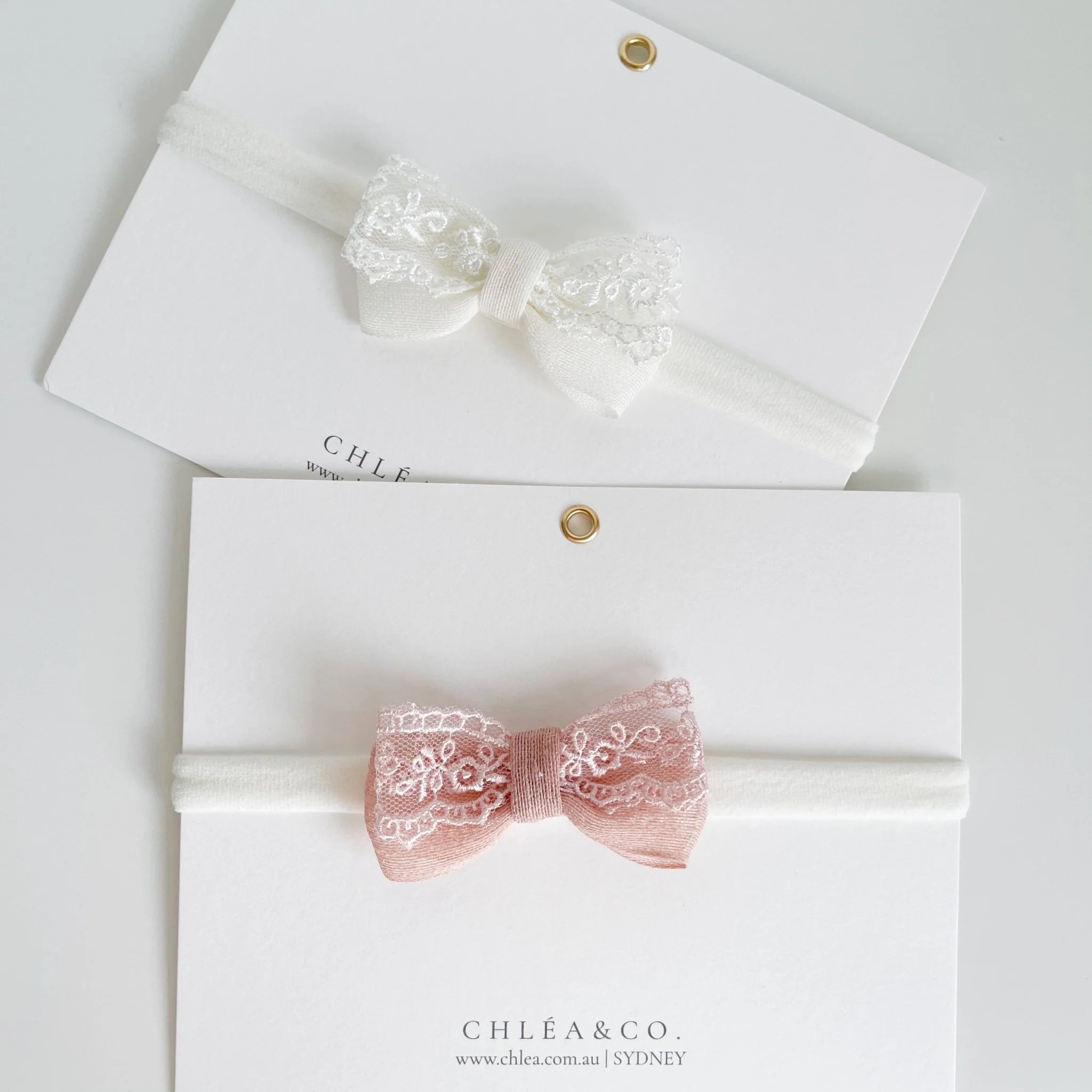 Soleia Lace Bow Headband