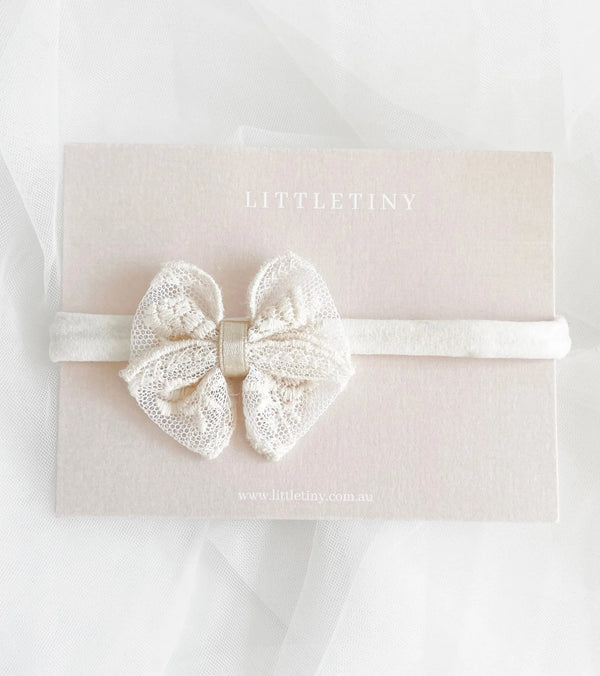 Spring Lace | Bow Headband