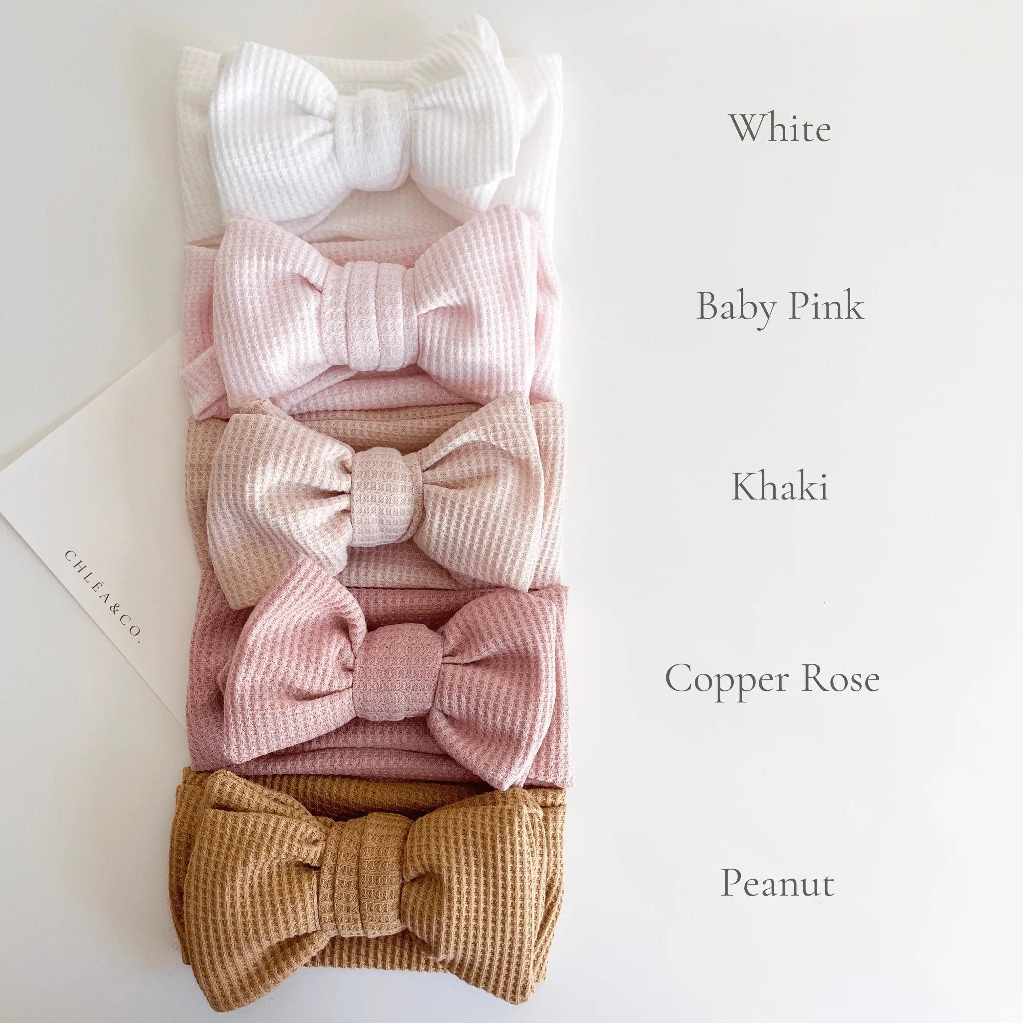 Waffle Bow | Top Knot Headband